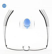 Load image into Gallery viewer, AookoNi Pure 100% Titanium Glasses Half-frame Business Men&#39;s Myopia Optical Frames  Retro Glasses prescription AK7807