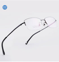 Load image into Gallery viewer, AookoNi Pure 100% Titanium Glasses Half-frame Business Men&#39;s Myopia Optical Frames  Retro Glasses prescription AK7807