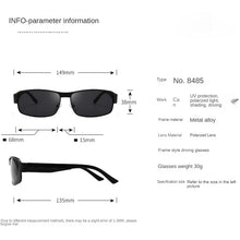 Load image into Gallery viewer, Aoron Men's Polarized Sunglasses Driving Fishing Male Vintage Metal Sun Glass Man Anti-glare UV400 Square Glasses