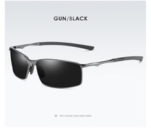 Carica l&#39;immagine nel visualizzatore di Gallery, Aoron Polarized Sunglasses Mens/Women Driving Mirror Sun Glasses Metal Frame Goggles UV400 Anti-Glare Sunglasses