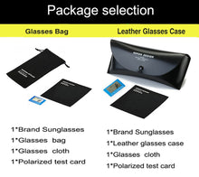 Carica l&#39;immagine nel visualizzatore di Gallery, Aoron Semi-Rimless Mens Polarized Sunglasses Driver Sunglasses Men, Aluminum Magnesium Frame Sun Glasses UV Protection