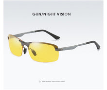 Carica l&#39;immagine nel visualizzatore di Gallery, Aoron Semi-Rimless Mens Polarized Sunglasses Driver Sunglasses Men, Aluminum Magnesium Frame Sun Glasses UV Protection