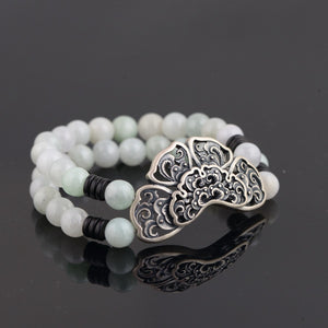 Bracciale per gioielli Vrouwen Kehribar Il braccialetto Thai all'ingrosso S925 puro stile retrò scava fuori versioni femminili 