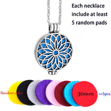 Load image into Gallery viewer, Aroma Open Antique Vintage Photo Locket Pendant Perfume Essential Oil Aromather Diffuser Necklace Locket Necklace With Pad