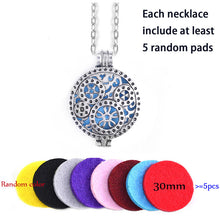 Load image into Gallery viewer, Aroma Open Antique Vintage Photo Locket Pendant Perfume Essential Oil Aromather Diffuser Necklace Locket Necklace With Pad