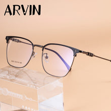 Load image into Gallery viewer, Arvin Men&#39;s TR90 Alloy Frames Retro Square  Brand Designer Eyeglass Business Myopia Optical Glasses Frame