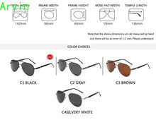 Load image into Gallery viewer, Arvin  Vintage Sunglasses 2022 Luxury Metal Frame Polarized Brand Design Pilot Policer Sun Glasses Driving Male Gafas De Sol