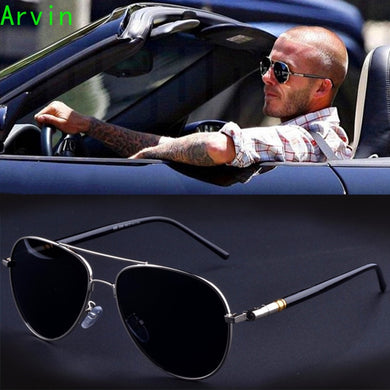 Arvin  Vintage Sunglasses 2022 Luxury Metal Frame Polarized Brand Design Pilot Policer Sun Glasses Driving Male Gafas De Sol