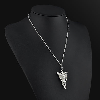 Arwen Evenstar Pendant necklaces for women arwen crystal chokers necklace Hobbit movies silver plated fashion jewelry