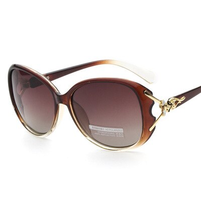 Asher Qiu HD Sunglasses Polarized Retro Big frame  Eyewear Lady Brand Designer Sun glasses Oculos de sol