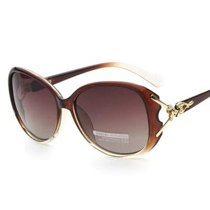 Asher Qiu HD Sunglasses Polarized Retro Big frame  Eyewear Lady Brand Designer Sun glasses Oculos de sol