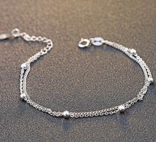 Load image into Gallery viewer, Brand 7Styles Stars Ball Cube Real 925 Silver Chain &amp; Link Bracelets for Women Fine Sterling-Silver-Jewelry SSB002-1
