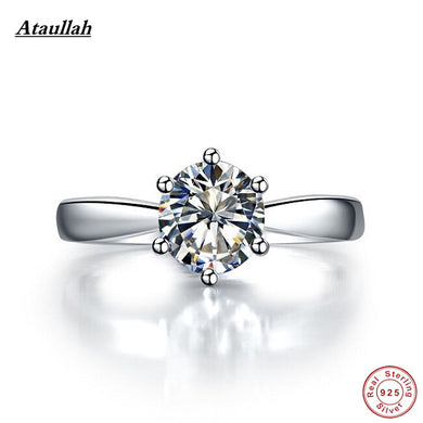 Silver Big 3 Carat Ring! 925 Sterling Silver Sona/NSCD Women Diamond Ring Engagement Rings Girl Wedding Rings RWD001-8