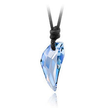 Carica l&#39;immagine nel visualizzatore di Gallery, Austrian Crystal The teeth of the Wolf pendant chains long Leather men jewelry necklace 10 colours