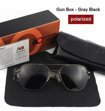 Load image into Gallery viewer, Aviation AO Polarized Sunglasses Men Brand Designer Vintage American Army Military Pilot Sun Glasses Woman Driver's lampshade