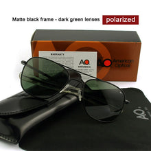 Load image into Gallery viewer, Aviation AO Polarized Sunglasses Men Brand Designer Vintage American Army Military Pilot Sun Glasses Woman Driver's lampshade