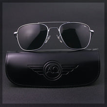 Load image into Gallery viewer, Aviation AO Sunglasses Men Woman Brand Designer Vintage American Army Military Sun Glasses Glass Lens Gafas De Sol Hombre Box