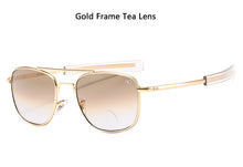 Load image into Gallery viewer, Aviation AO Sunglasses Men Woman Brand Designer Vintage American Army Military Sun Glasses Glass Lens Gafas De Sol Hombre Box