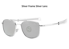 Load image into Gallery viewer, Aviation AO Sunglasses Men Woman Brand Designer Vintage American Army Military Sun Glasses Glass Lens Gafas De Sol Hombre Box