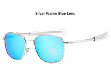 Load image into Gallery viewer, Aviation AO Sunglasses Men Woman Brand Designer Vintage American Army Military Sun Glasses Glass Lens Gafas De Sol Hombre Box