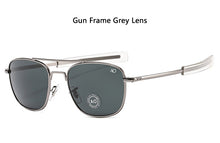 Load image into Gallery viewer, Aviation AO Sunglasses Men Woman Brand Designer Vintage American Army Military Sun Glasses Glass Lens Gafas De Sol Hombre Box