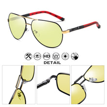 Load image into Gallery viewer, Aviation Discoloration Driving Photochromic Sunglasses Men Polarized Chameleon Day Night Vision UV400 Women gafas de sol hombre