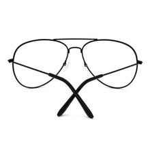 Carica l&#39;immagine nel visualizzatore di Gallery, Aviation Gold Frame Sunglasses Male Classic Eyeglasses Transparent Clear Lens Optical Women Men Glasses Pilot Style