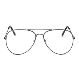 Aviation Gold Frame Sunglasses Male Classic Eyeglasses Transparent Clear Lens Optical Women Men Glasses Pilot Style