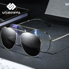 Load image into Gallery viewer, Aviation Magnet Clip On Glasses Men Frame Prescription Polarized Magnet Clip On Sunglasses Male Myopia Optical Eyeglasses Frame
