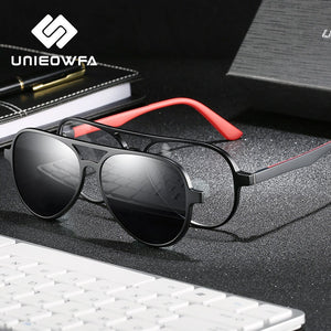 Aviation Magnet Clip on Glasses Frame Men Optical Myopia Eyeglasses Frame Prescription Pilot Polarized Magnet Clip On Sunglasses