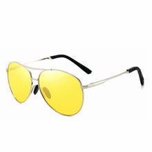 Load image into Gallery viewer, Aviation Metail Frame Polarized Sunglasses Men Color Changing Sun Glasses  Pilot Male Day Night Vision Driving