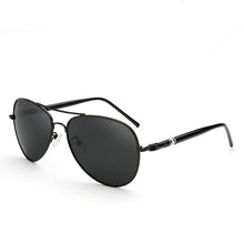 Load image into Gallery viewer, Aviation Metail Frame Quality Oversized Spring Leg Alloy Men Sunglasses Polarized Brand Design Pilot Male Sun Glasses Driving