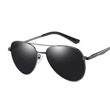 Load image into Gallery viewer, Aviation Metail Frame Quality Oversized Spring Leg Alloy Men Sunglasses Polarized Brand Design Pilot Male Sun Glasses Female
