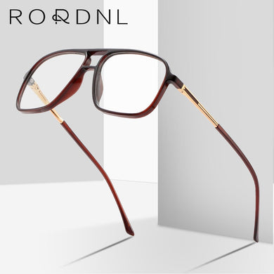 Aviation Myopia Prescription Glasses Frame Men Double Beam Optical Eyeglasses Frame Male Korea Brand Spectacles Frame Trend TR90