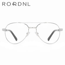 Load image into Gallery viewer, Aviation Optical Glasses Frame Men Myopia Prescription Eyeglasses Frame Male Pilot Double Beam Design Alloy Eyewear Frame Brand