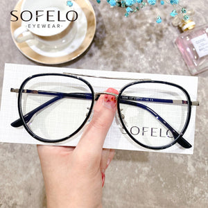 Aviation Optical Myopia Glasses Frame Women Luxury Brand Prescription Eyeglasses Frame Men Anti Blue Light Computer Spectacles