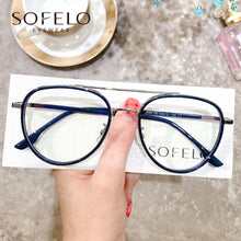 Carica l&#39;immagine nel visualizzatore di Gallery, Aviation Optical Myopia Glasses Frame Women Luxury Brand Prescription Eyeglasses Frame Men Anti Blue Light Computer Spectacles