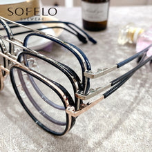 Carica l&#39;immagine nel visualizzatore di Gallery, Aviation Optical Myopia Glasses Frame Women Luxury Brand Prescription Eyeglasses Frame Men Anti Blue Light Computer Spectacles
