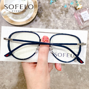 Aviation Optical Myopia Glasses Frame Women Luxury Brand Prescription Eyeglasses Frame Men Anti Blue Light Computer Spectacles