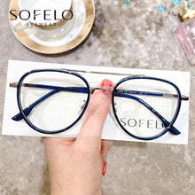 Carica l&#39;immagine nel visualizzatore di Gallery, Aviation Optical Myopia Glasses Frame Women Luxury Brand Prescription Eyeglasses Frame Men Anti Blue Light Computer Spectacles