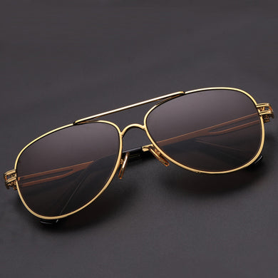 Aviation Pilot Sunglasses Man Natural Crystal Stone Sun Glasses Driver Shades Male Anti Eye Dry Scratch UV400