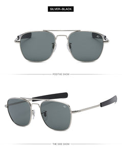 Occhiali da sole per l'aviazione Uomo 2023 Occhiali da sole ottici militari dell'esercito americano ao 8052 occhiali da guida polit rettangolo Oculos de sol 