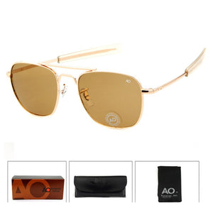 Aviation Sunglasses Men Women Outdoor driving glasses pilot American Army Military Optical AO  SunGlasses glasses Oculos de sol