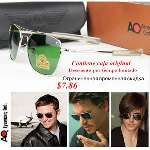Aviation Sunglasses Men Women Outdoor driving glasses pilot American Army Military Optical AO  SunGlasses glasses Oculos de sol