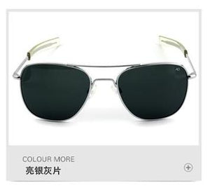 Aviation Sunglasses Men women 2023 American Army Military Optical AO rectangle driving glasses pilot Oculos de sol masculino