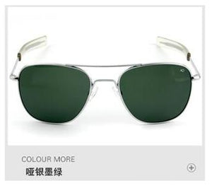 Aviation Sunglasses Men women 2023 American Army Military Optical AO rectangle driving glasses pilot Oculos de sol masculino