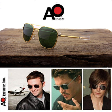 Aviation Sunglasses Men women 2023 shades pilot American Army Military Optical AO Sun Glasses Male Oculos de sol