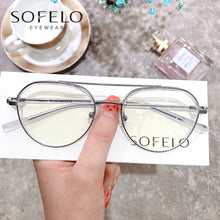 Load image into Gallery viewer, Aviation Transparent Optical Glasses Frame Women Clear Myopia Prescription Eyeglasses Frame UV Anti Blue Light Computer Eyewear