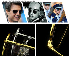 Load image into Gallery viewer, Aviation ao sunglasses men women 2022 rectangle American Army Military Optical sun glasses pilot driving  glass oculos de sol