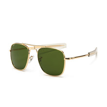 Load image into Gallery viewer, Aviation ao sunglasses men women 2022 rectangle American Army Military Optical sun glasses pilot driving  glass oculos de sol